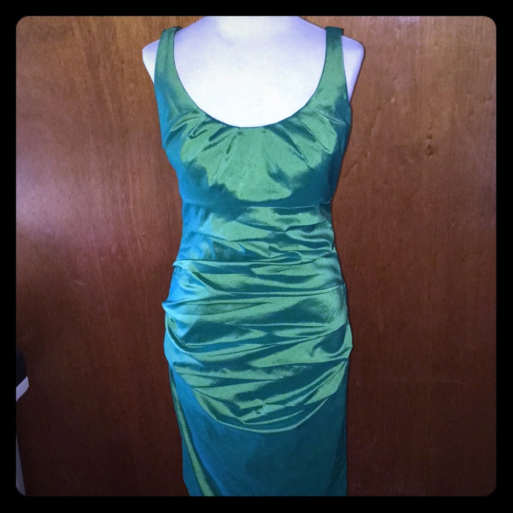 Signature by Sangria Emerald Dress